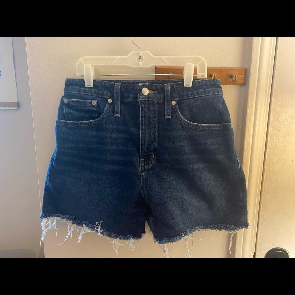 Madewell Curvy High-Rise Denim Shorts in Canterdale Wash